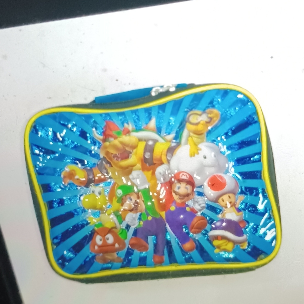 Super Mario Brothers lunch box.